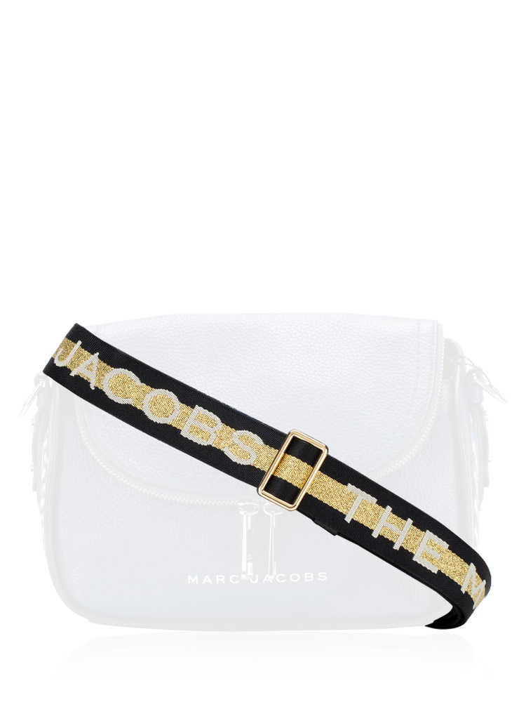 Marc Jacobs M0014328 The Logo Webbing Strap Gold Multi