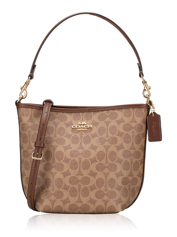 Coach signature bucket bag online