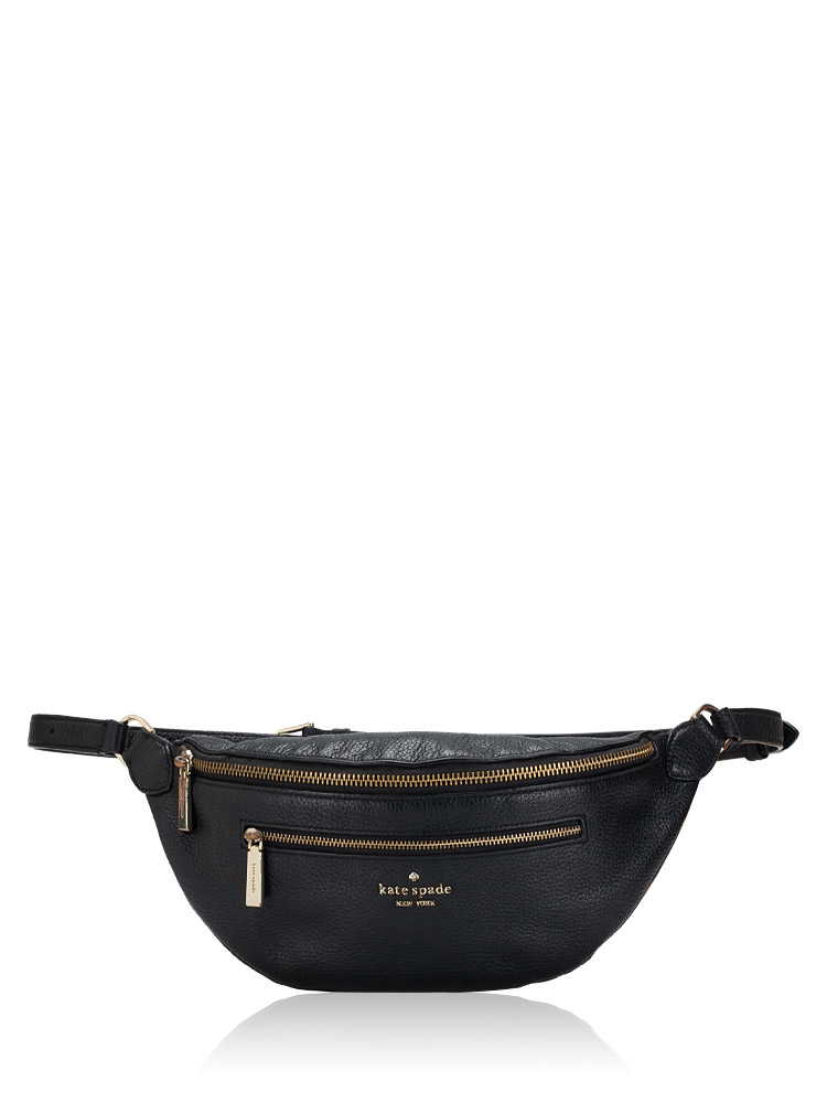 Kate Spade Leila Leather Belt Bag Black