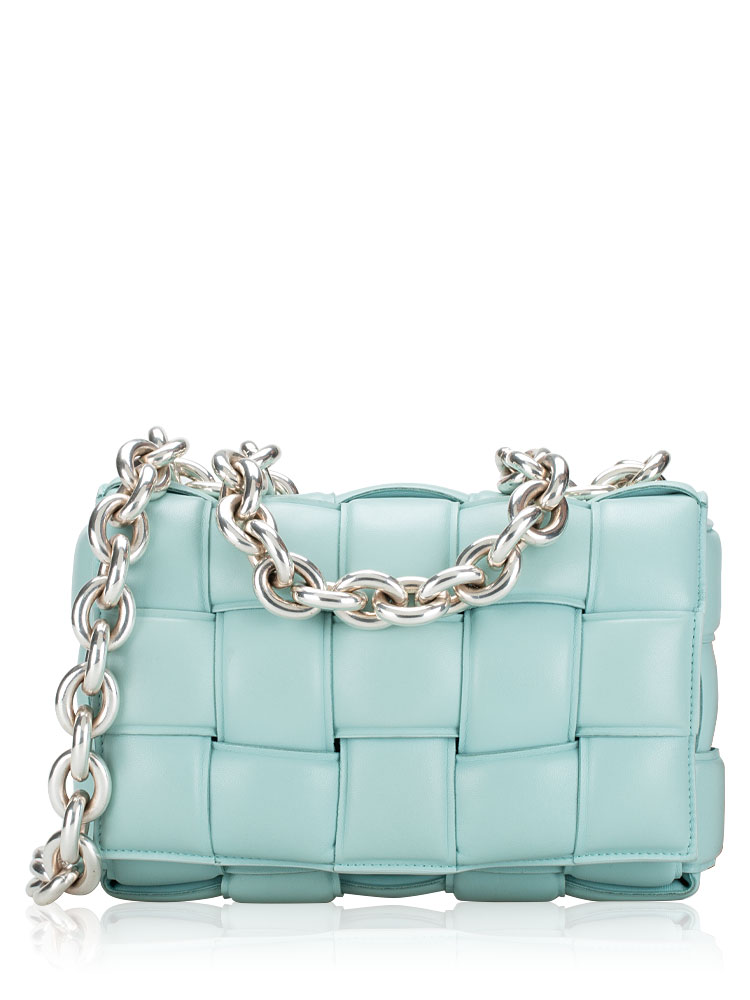 Bottega Veneta Lambskin Maxi Intrecciato Padded Chain
