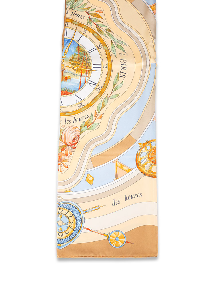 エルメス カレ90 la ronde des heures 時ノ輪舞の買取参考価格
