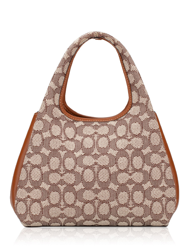 ★COACH★Lana Signature Jacquard Tote Bag 23★Dark Lime★ ☆COACH☆Lana Signature Jacquard Tote Bag 23☆Dark Lime☆
