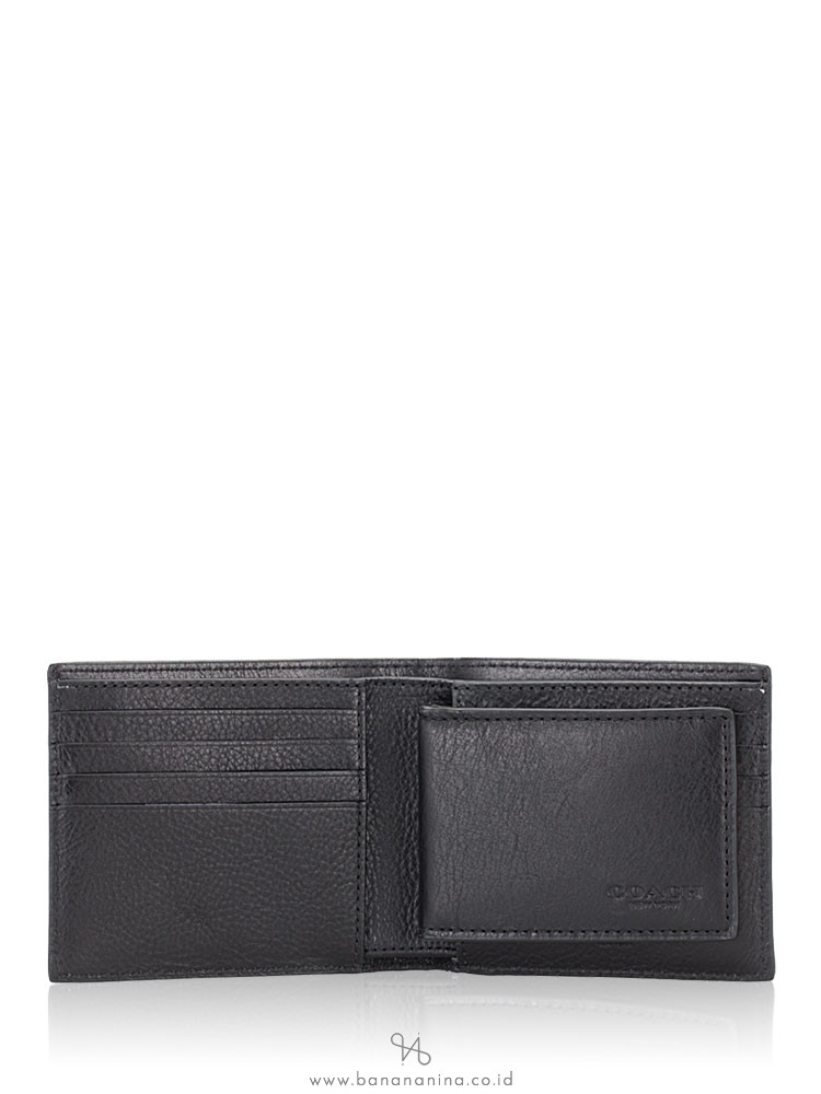 COACH Men 64118 Compact ID Gift Set Black