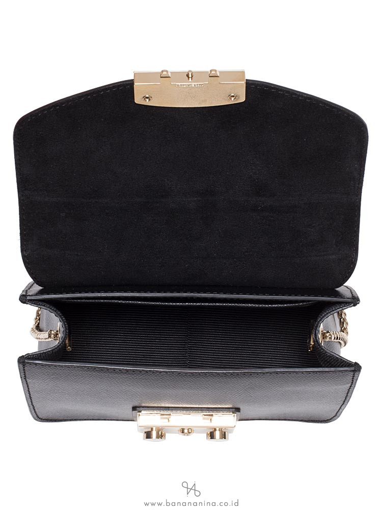 FURLA Metropolis Mini Crossbody Black