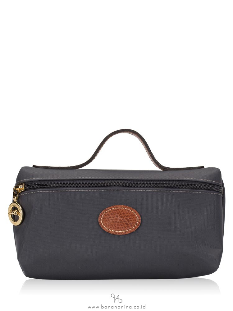LONGCHAMP Le Pliage Pouch Gunmetal