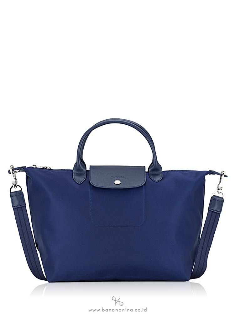 longchamp le pliage medium navy