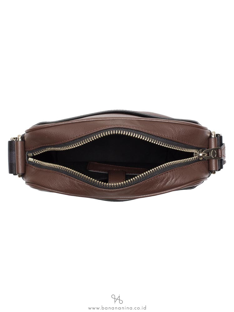 COACH Men 54782 Flight Smooth Leather Messenger Mahogany