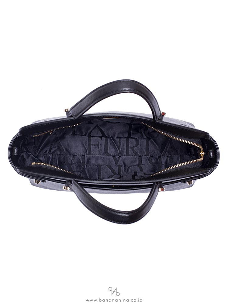 FURLA Agata Medium Satchel Onyx