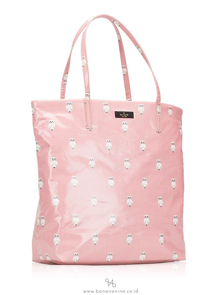 KATE SPADE Daycation Bon Shopper Painterly Owl Print