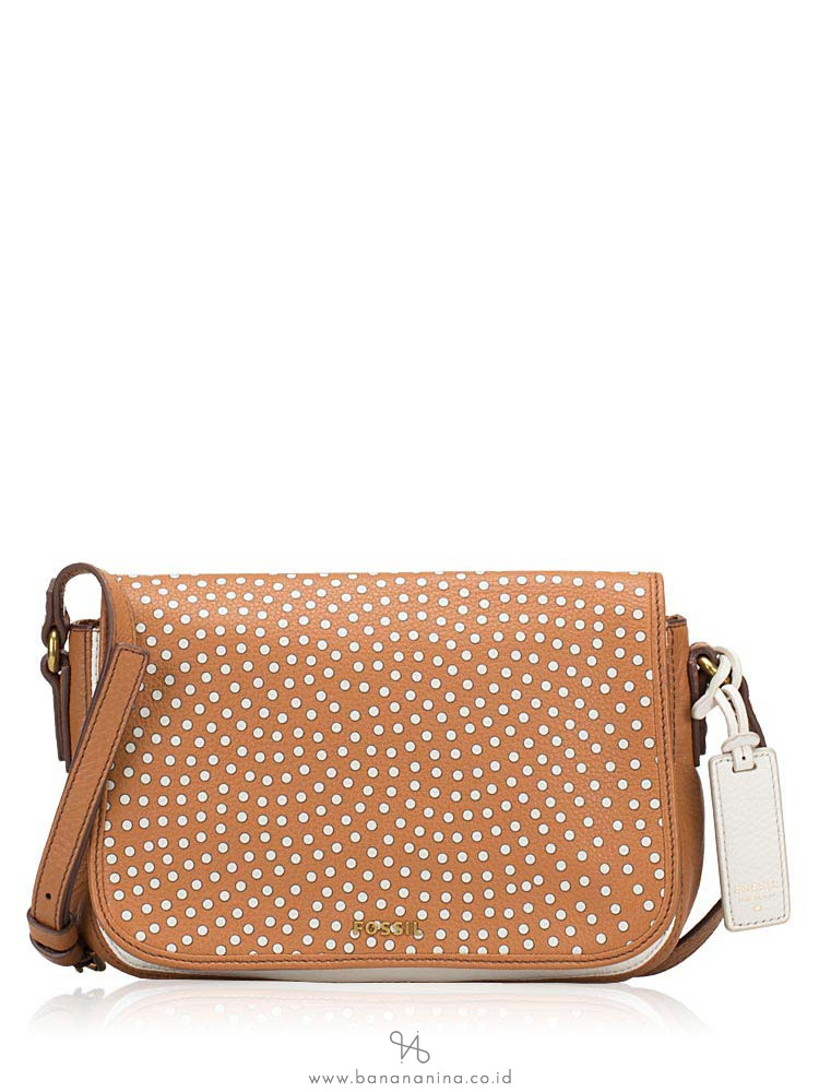 FOSSIL SHB1363914 Molly Flap Crossbody Brown Multi