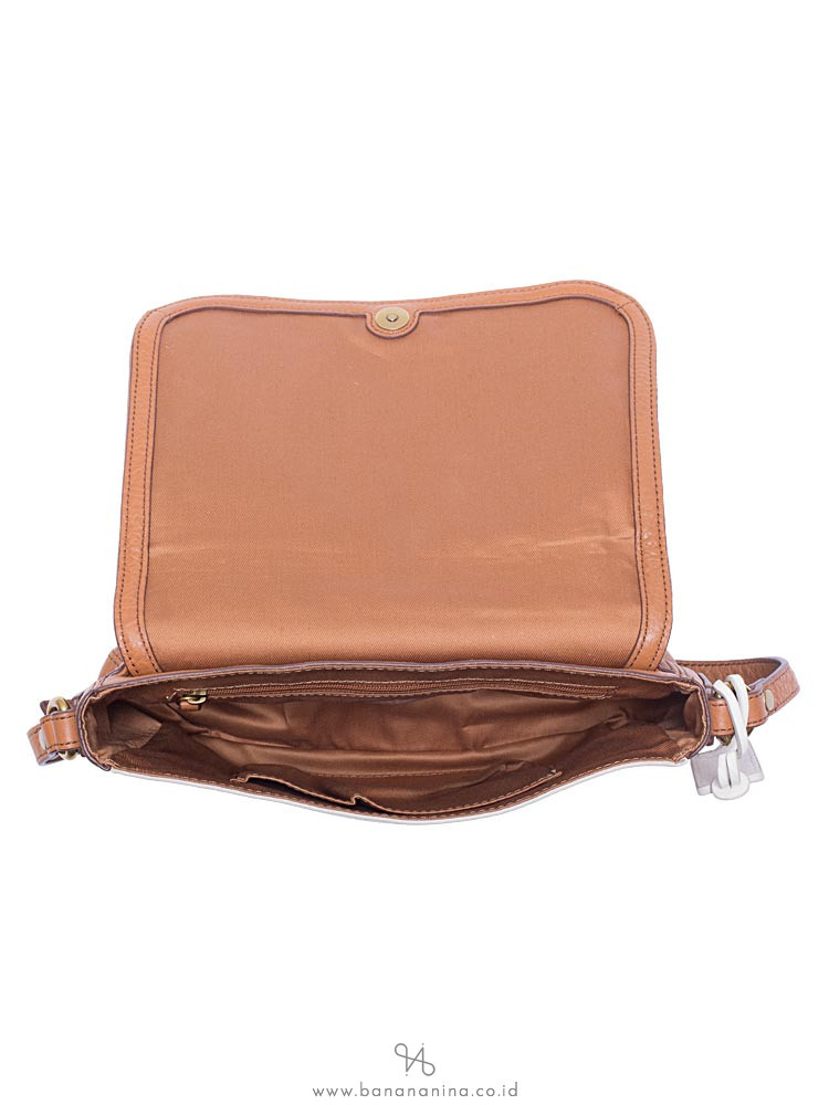 FOSSIL SHB1363914 Molly Flap Crossbody Brown Multi
