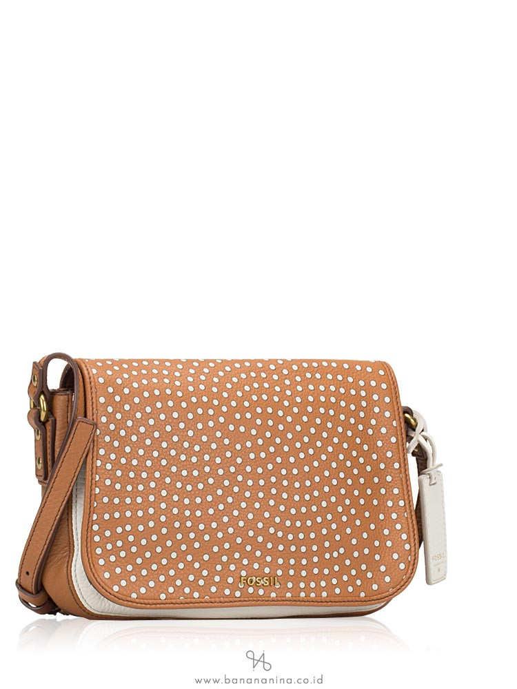 FOSSIL SHB1363914 Molly Flap Crossbody Brown Multi