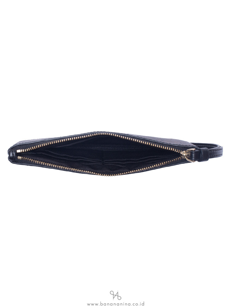COACH 58695 Signature Large Wristlet Brown Black