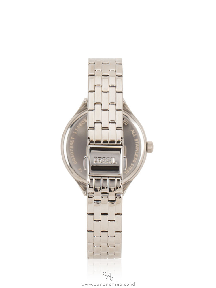 FOSSIL BQ3079 Stainless Watch And Bracelet Gift Set Silver