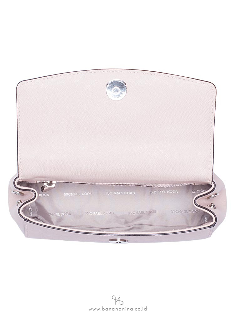 MICHAEL KORS Ava Mini Jewel Top Handle Crossbody Ballet