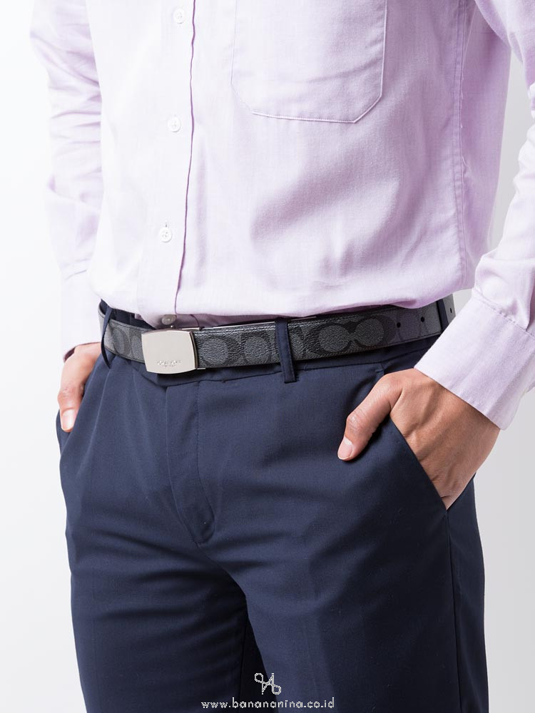 coach men's belt reversible