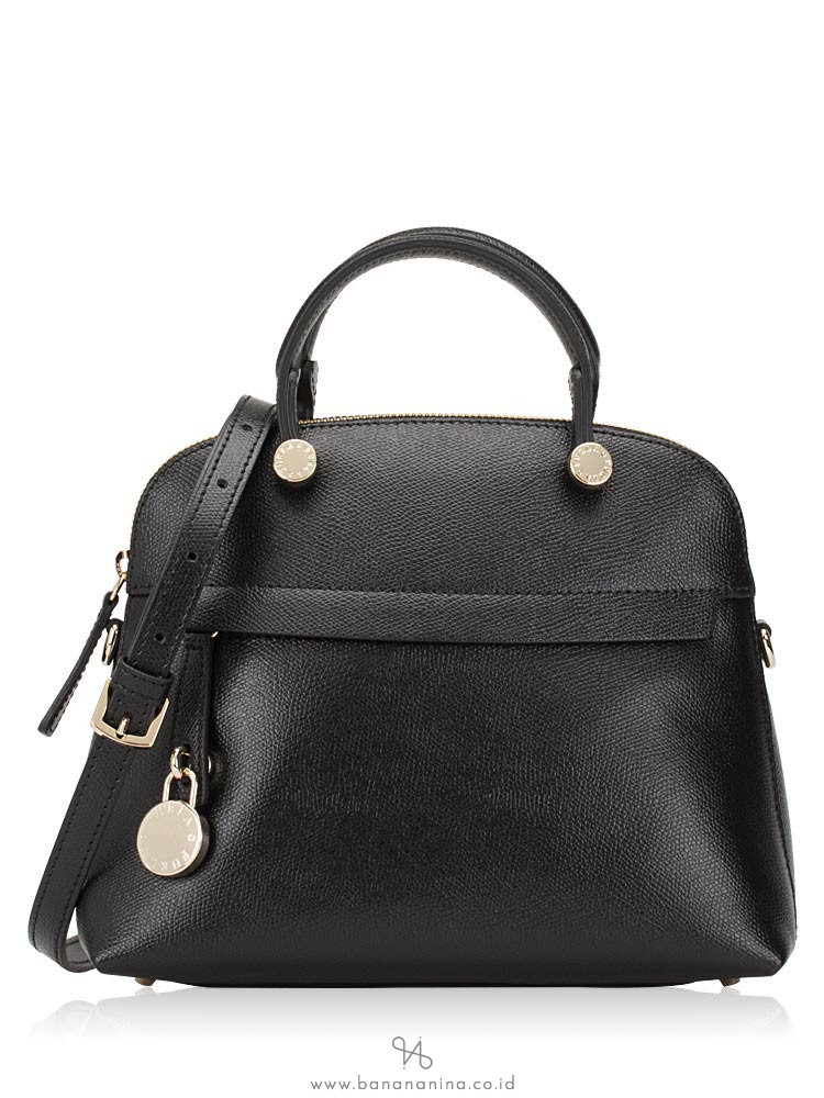 FURLA Piper Extra Mini Dome Satchel Black
