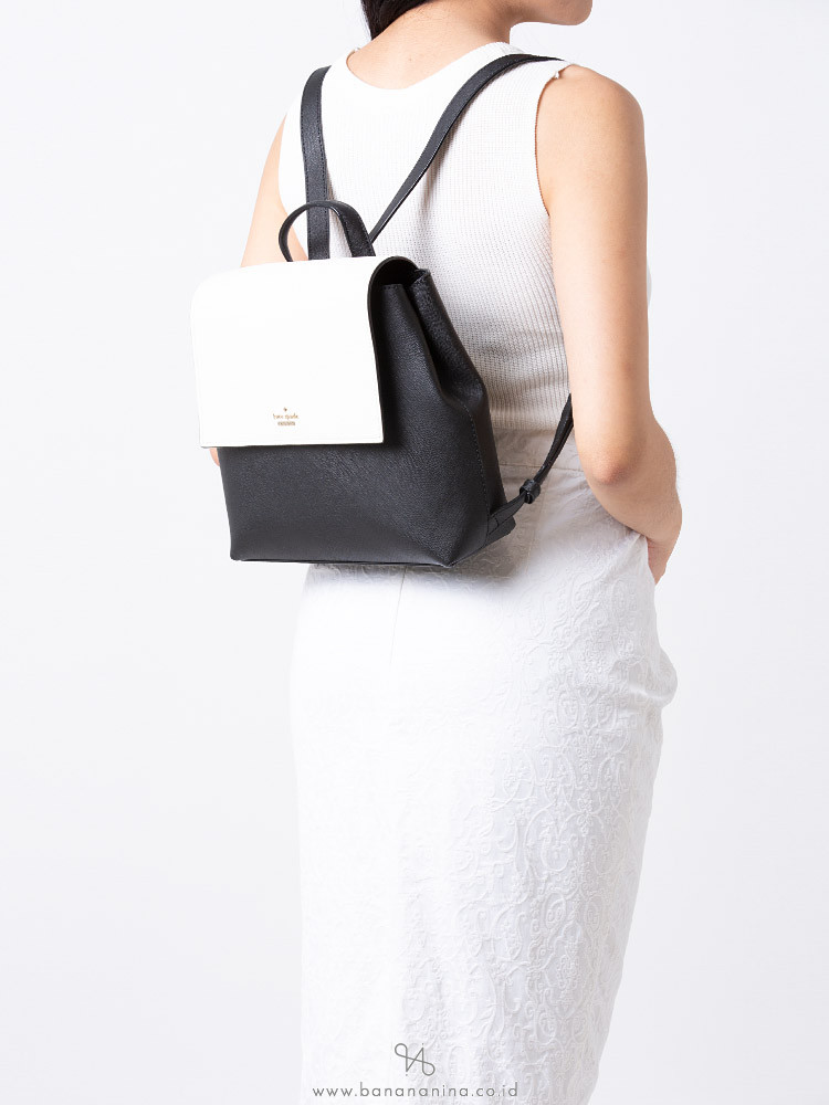 KATE SPADE Cameron Street Small Neema Backpack Black Cement