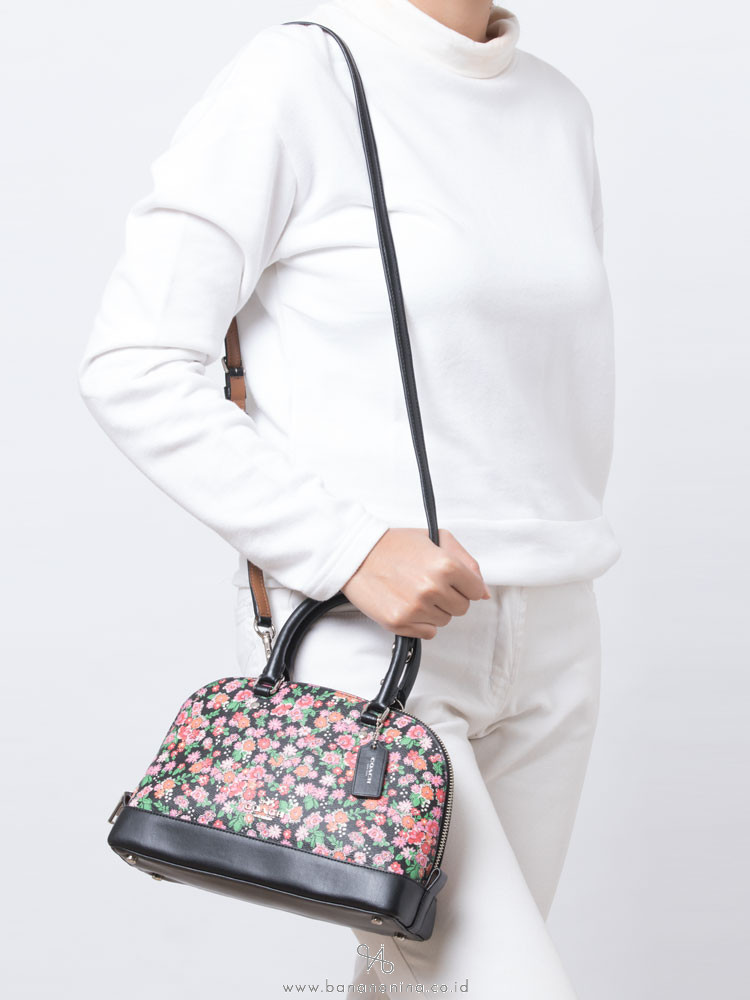 COACH 57621 Posey Cluster Floral Mini Sierra Pink Multi