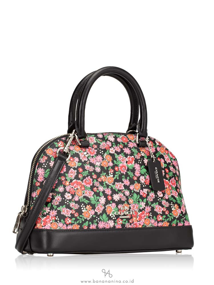 COACH 57621 Posey Cluster Floral Mini Sierra Pink Multi