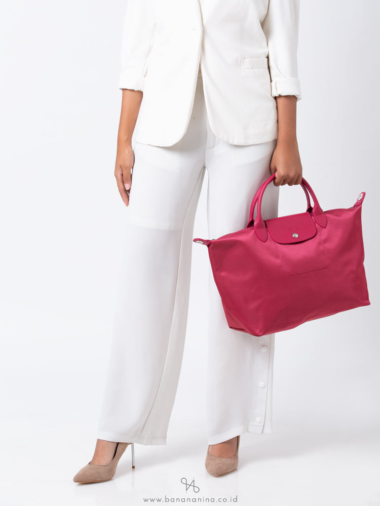 LONGCHAMP Le Pliage Neo Medium SH Raspberry