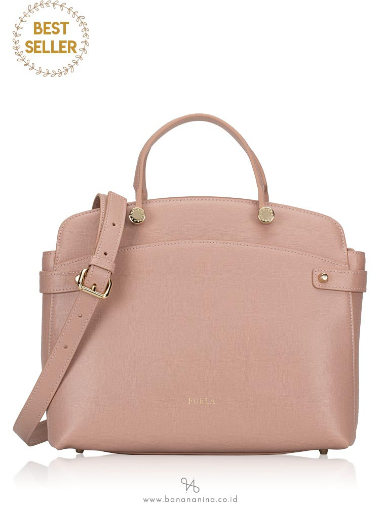 FURLA Agata Medium Satchel Moonstone