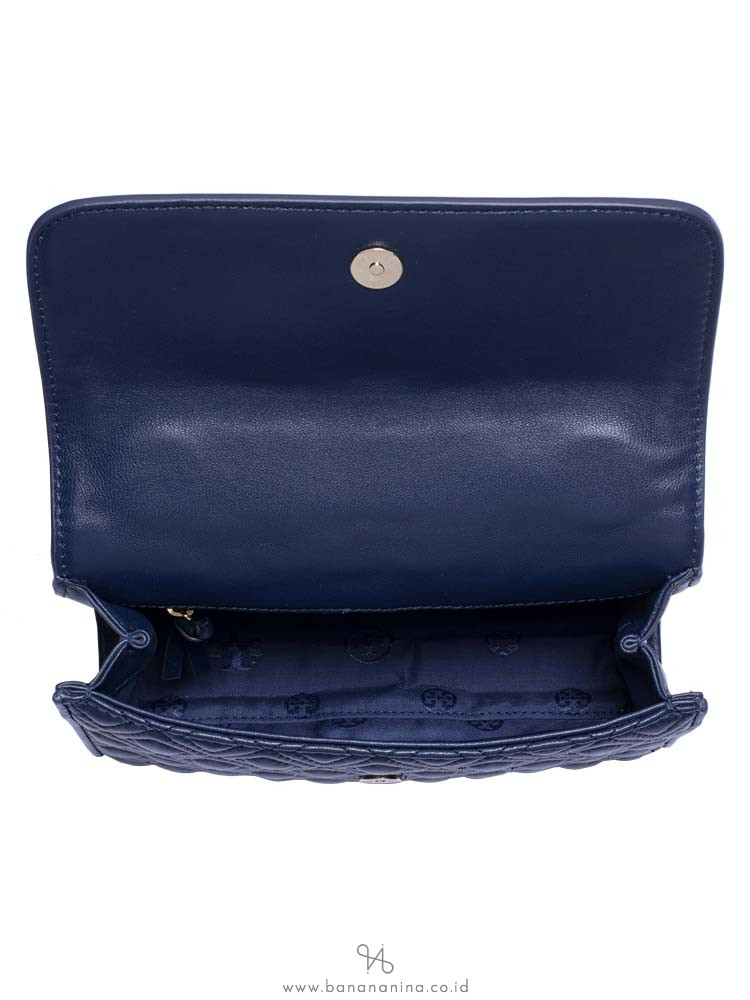 TORY BURCH Fleming Small Convertible Shoulder Bag Royal Navy