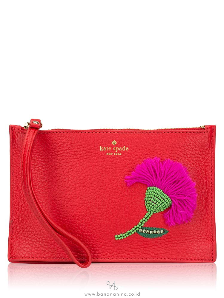 KATE SPADE On Purpose Novelty Mini Pouch Prickly Pear