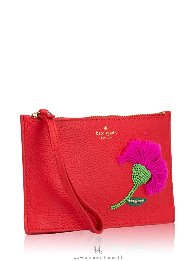 KATE SPADE On Purpose Novelty Mini Pouch Prickly Pear