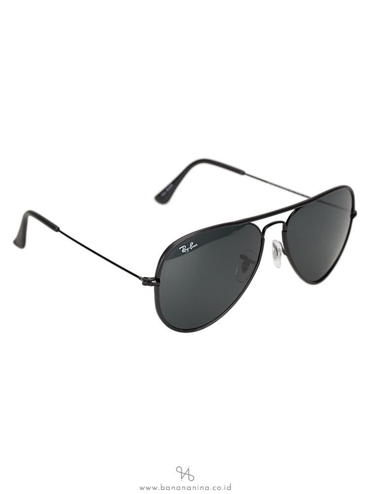RAY-BAN RB3025 Full Color Aviator Black Matte