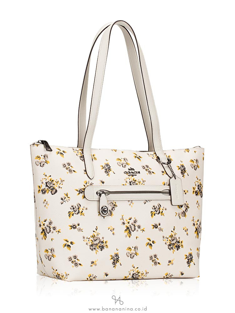 COACH 87458 Prairie Print Taylor Tote Chalk
