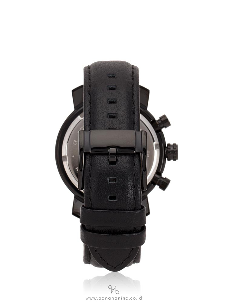 FOSSIL Men BQ1703 Rhett Leather Strap Black