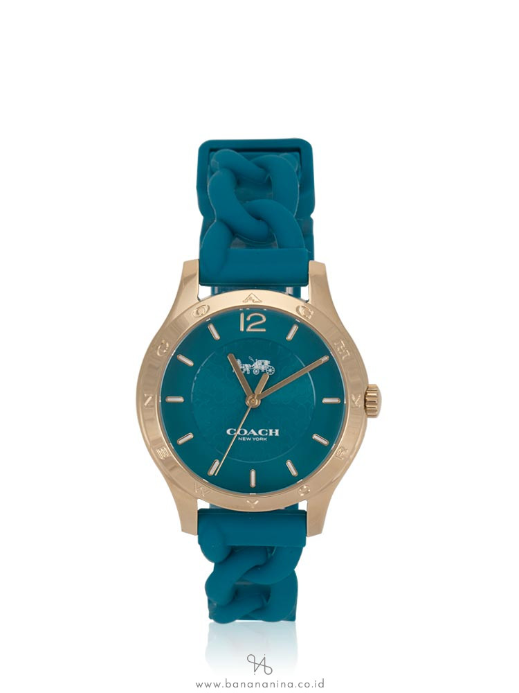 COACH 14502901 Maddy Silicone Strap Teal