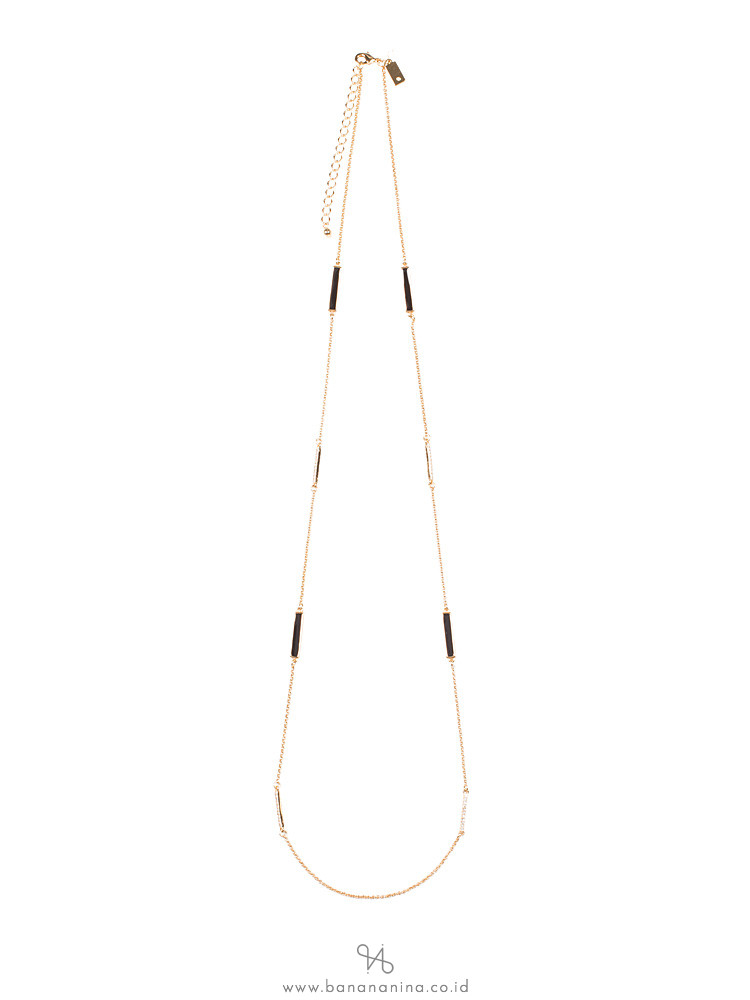 KATE SPADE Raising The Bar Necklace Black