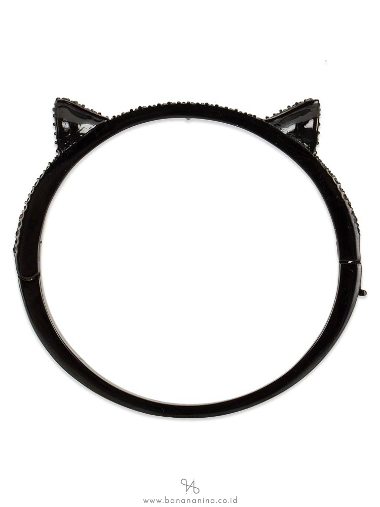 KATE SPADE Jazz Things Up Cat Ear Bangle Black Multi