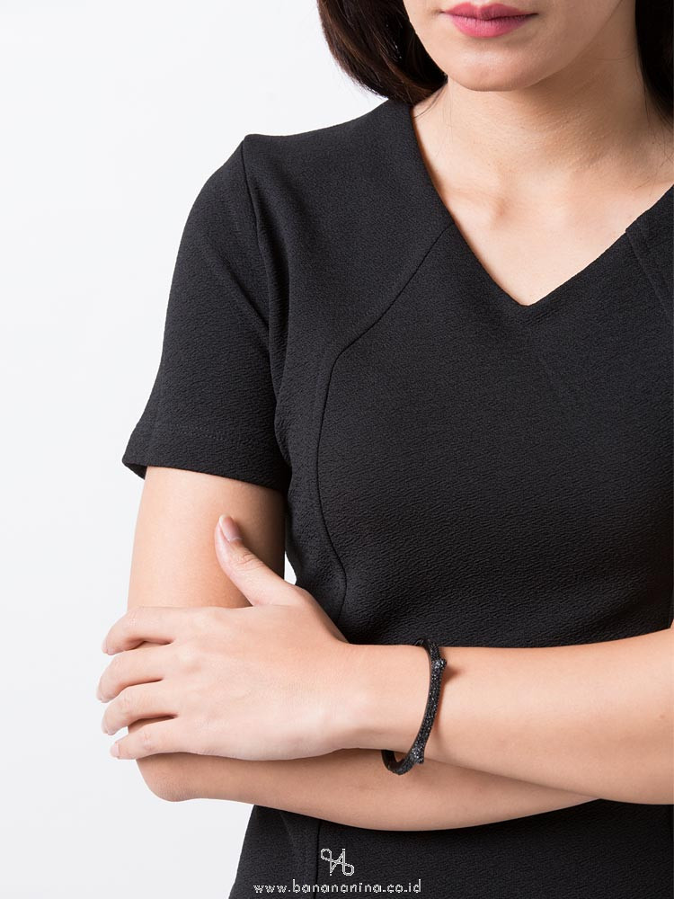KATE SPADE Jazz Things Up Cat Ear Bangle Black Multi
