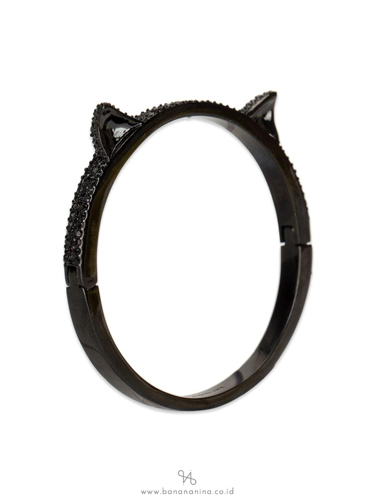 KATE SPADE Jazz Things Up Cat Ear Bangle Black Multi