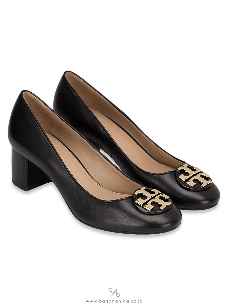 Tory Burch Janey Leather Pump Black Sz 7