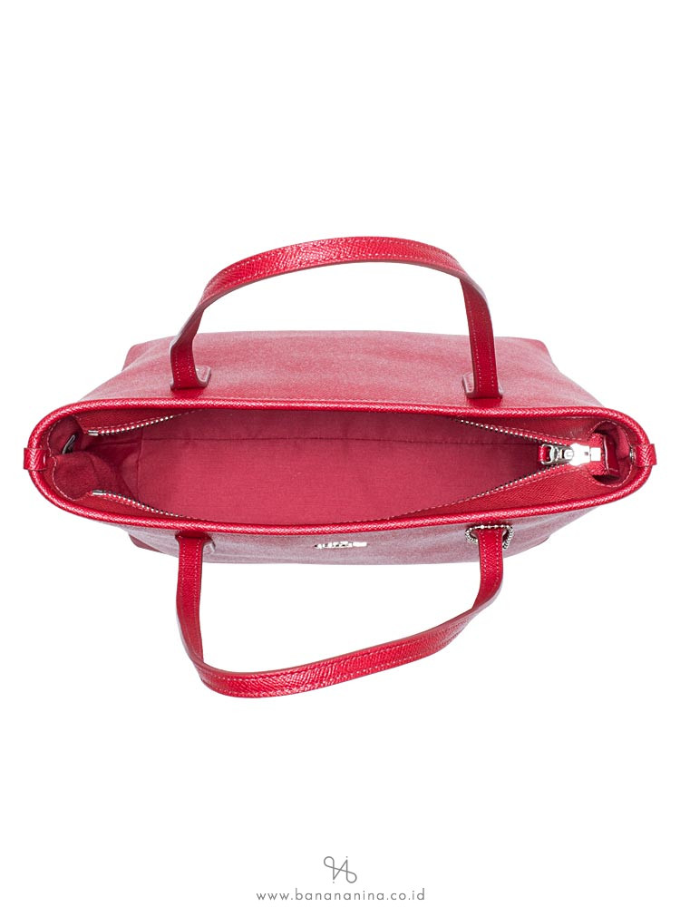 COACH 22967 Mini City Zip Tote True Red