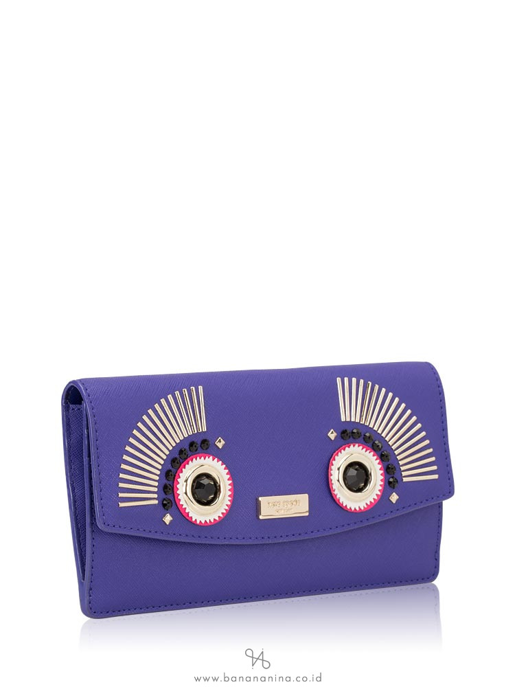 KATE SPADE Warm And Fuzzy Monster Liana Nightlife Blue