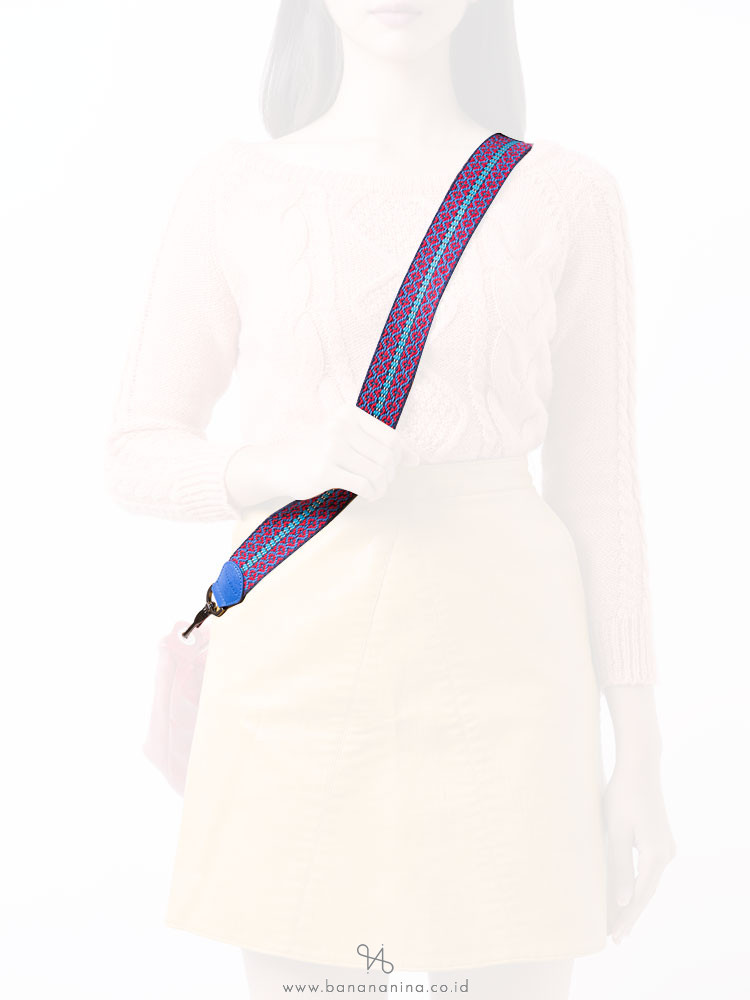 LONGCHAMP 3D Massai Shoulder Strap Ocean