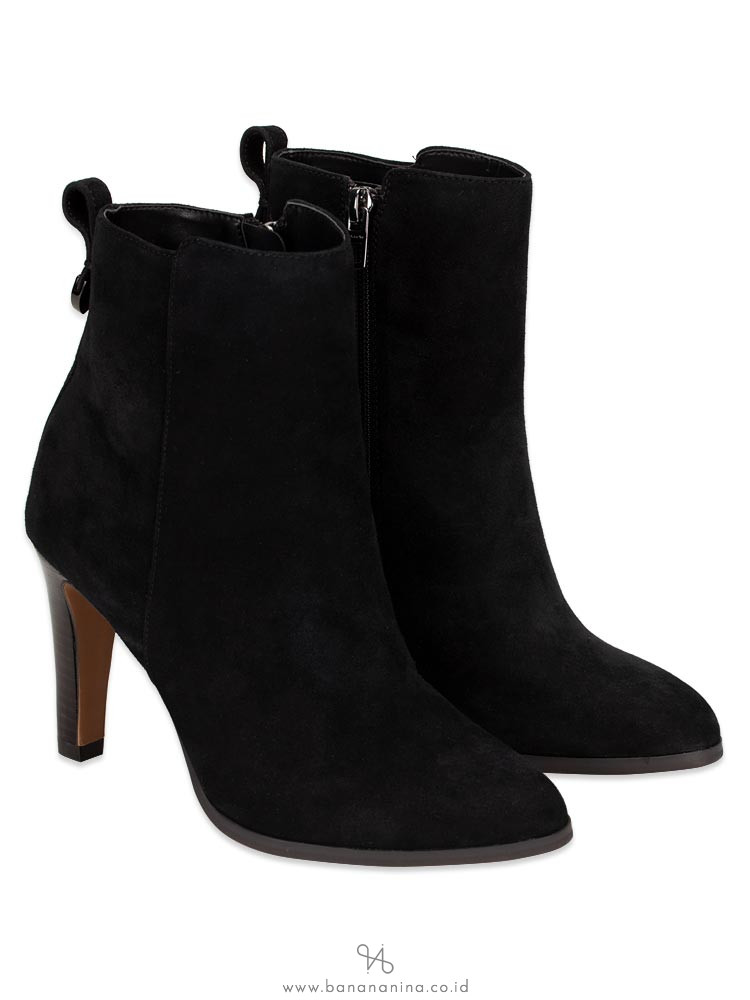 COACH Jemma Kid Suede Boots Black Sz 6