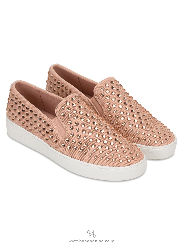 MICHAEL KORS Keaton Embellished Slip On Ballet Sz 37