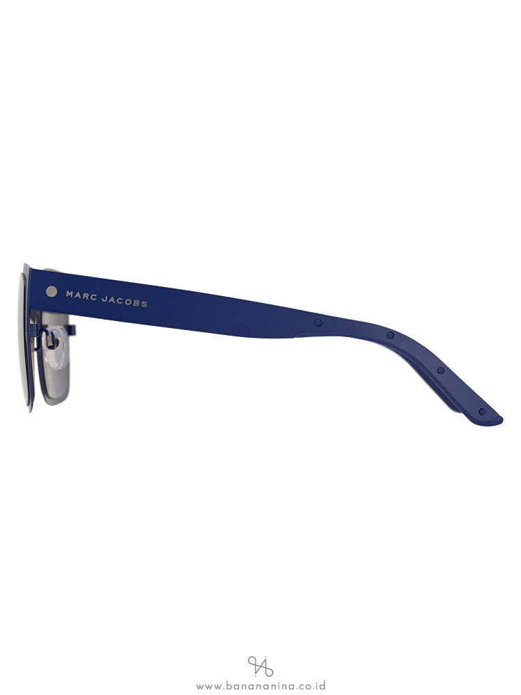 MARC JACOBS 6VXJ3 Rectangular Sunglasses Blue Black