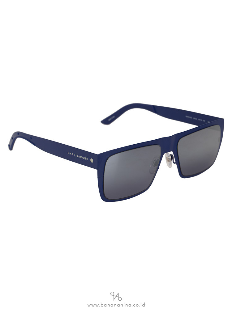 MARC JACOBS 6VXJ3 Rectangular Sunglasses Blue Black