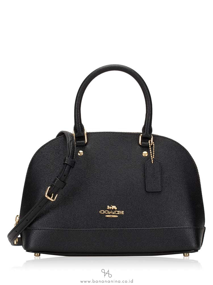 COACH 27591 Crossgrain Mini Sierra Satchel Black