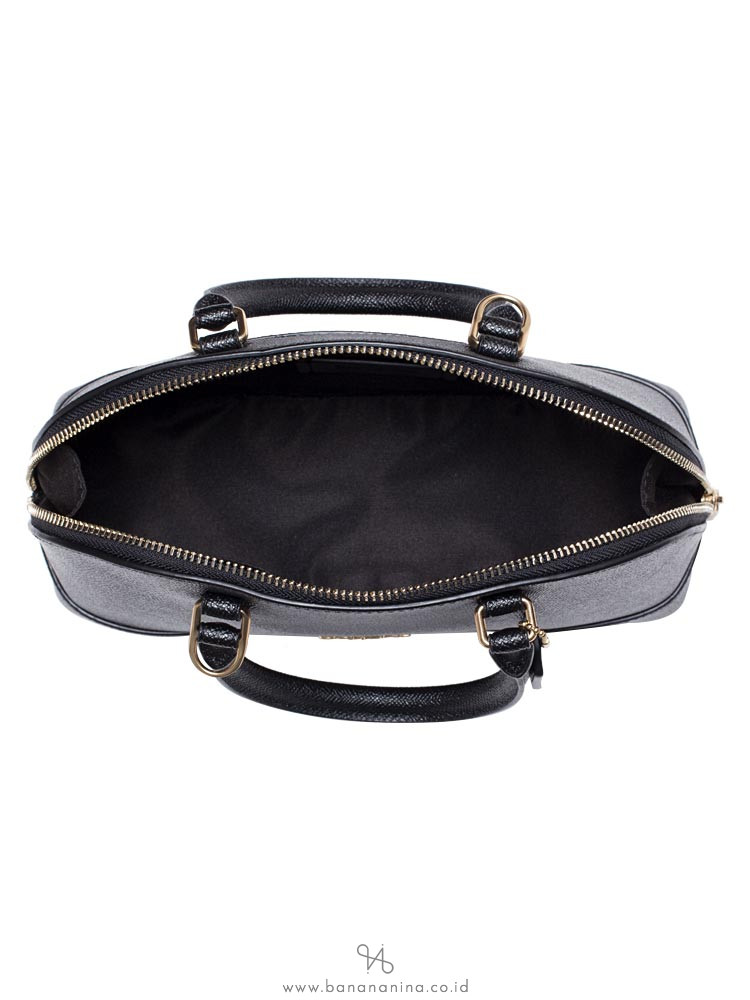 COACH 27591 Crossgrain Mini Sierra Satchel Black