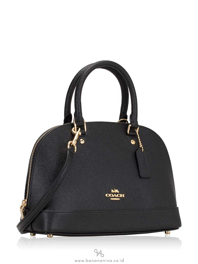 COACH 27591 Crossgrain Mini Sierra Satchel Black