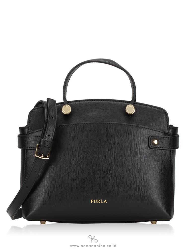 FURLA Agata Small Satchel Onyx