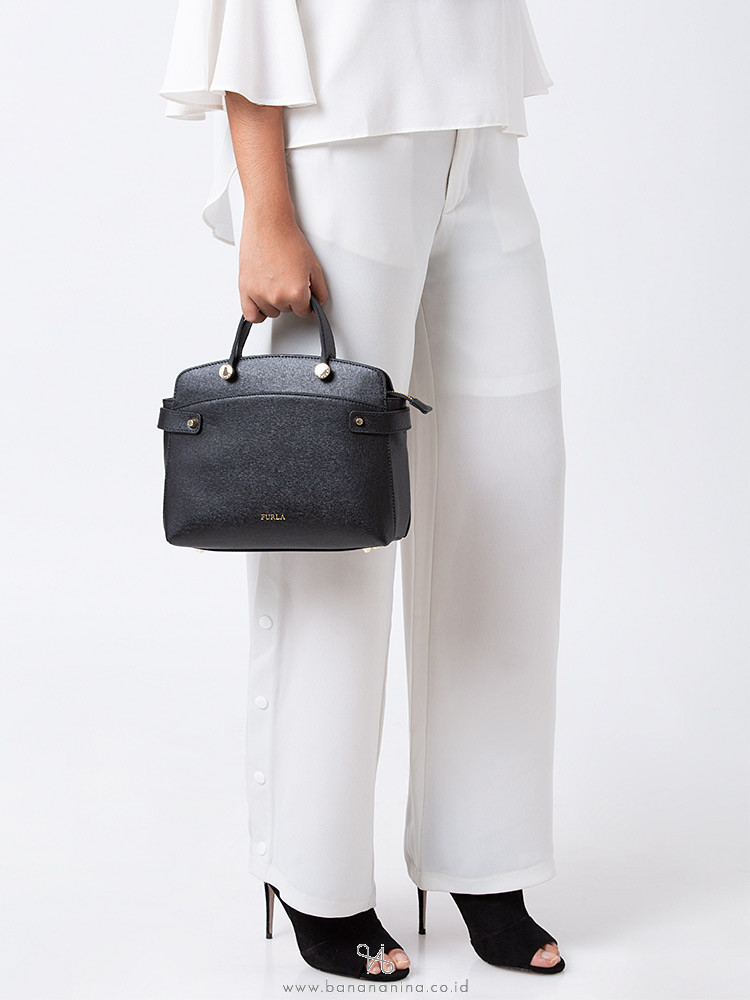 FURLA Agata Small Satchel Onyx